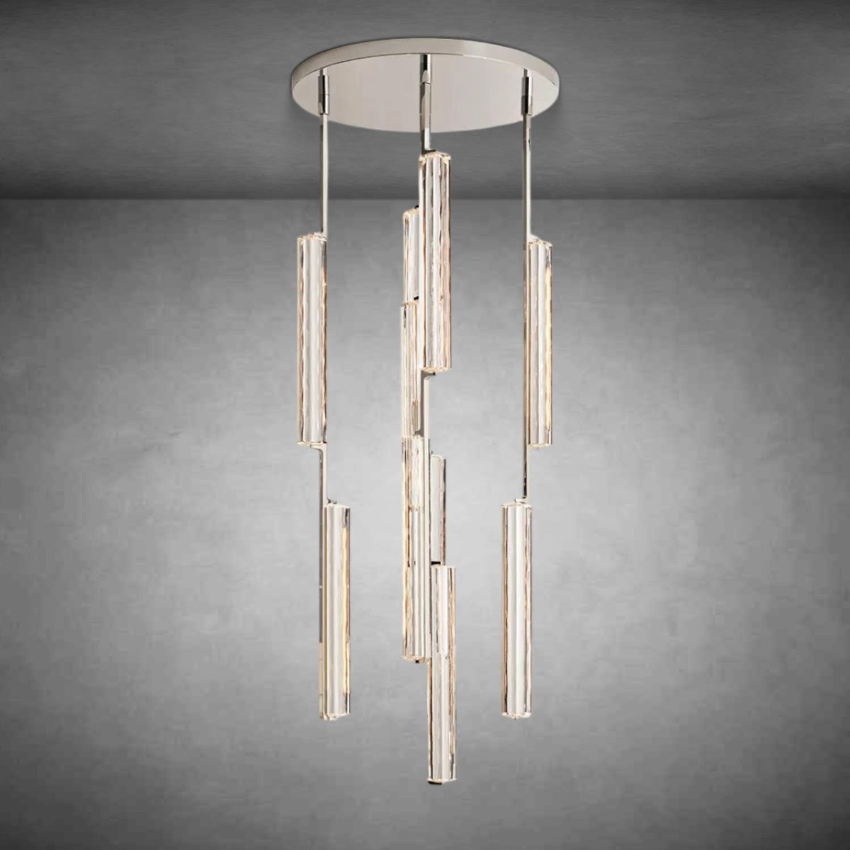 Auduban Crystal Round Chandelier