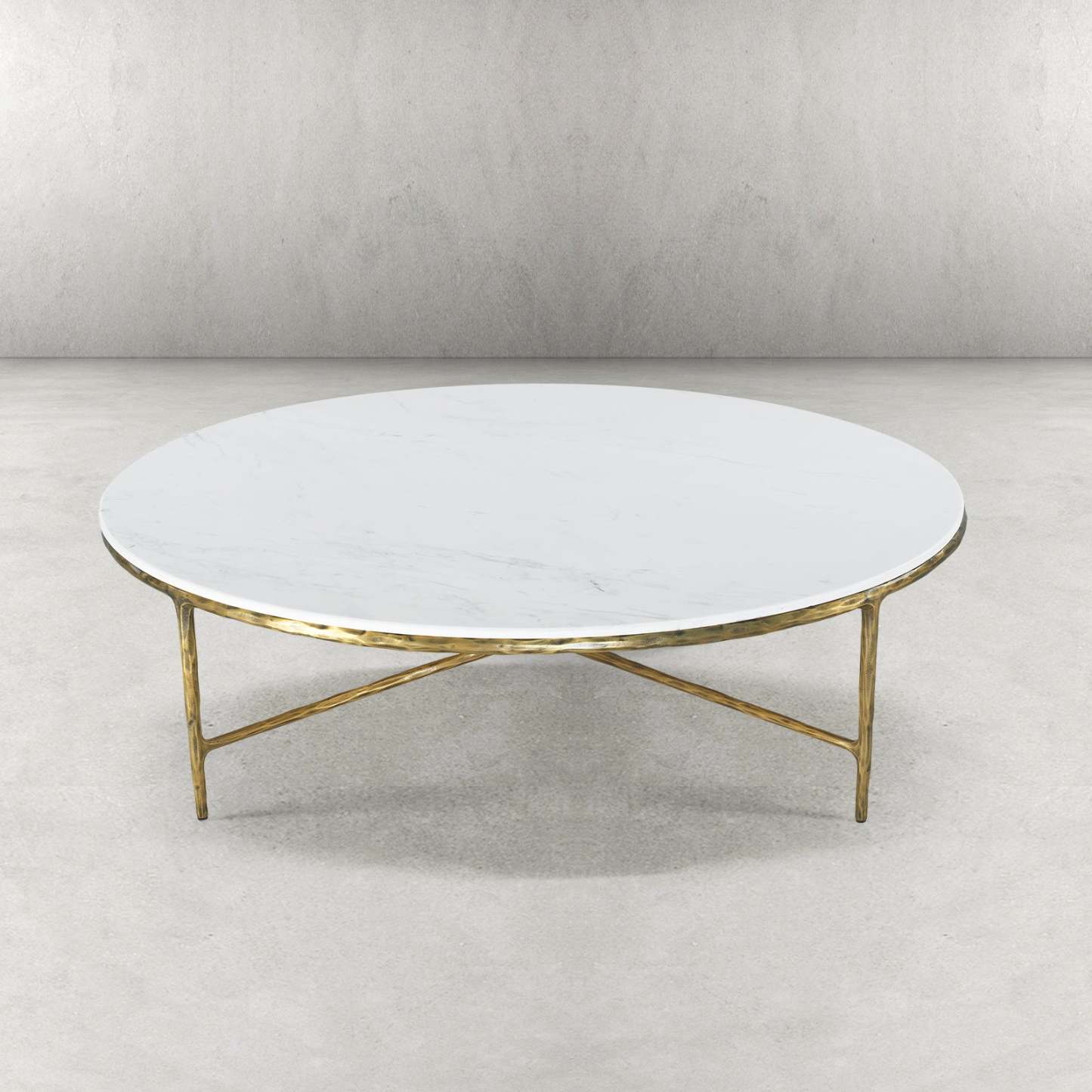 Thaddeus Marble Round Coffee Table 55"D