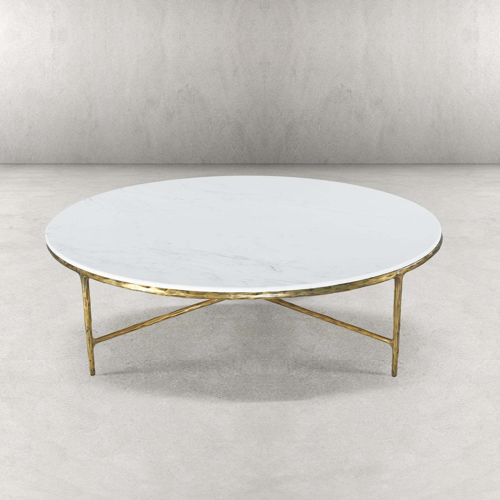 Thaddeus Marble Round Coffee Table 55"D