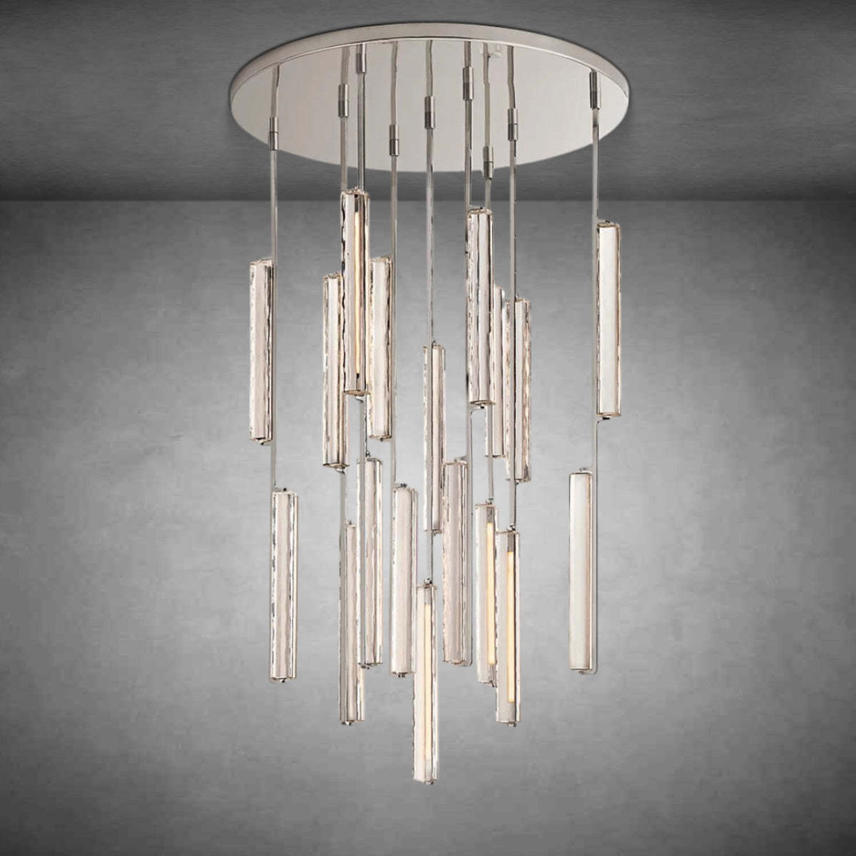 Auduban Crystal Round Chandelier