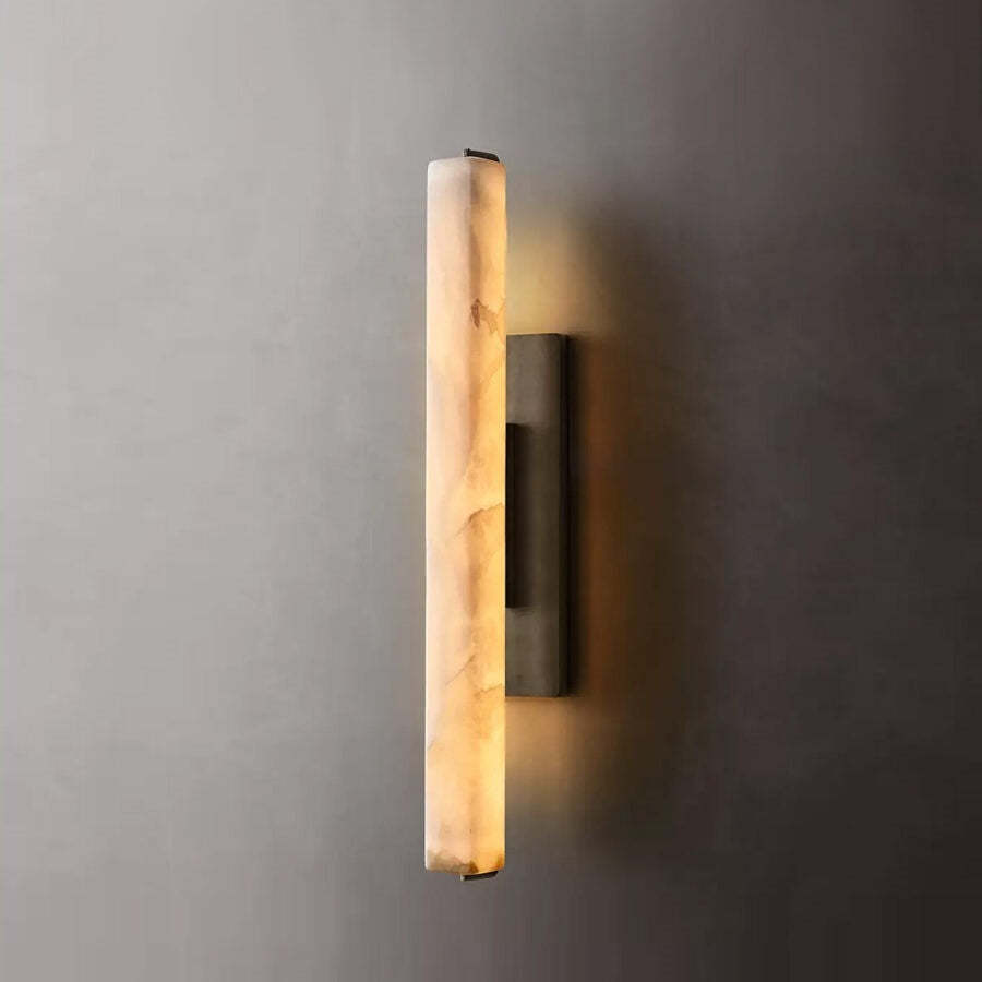 Auduban Alabaster Single Sconce