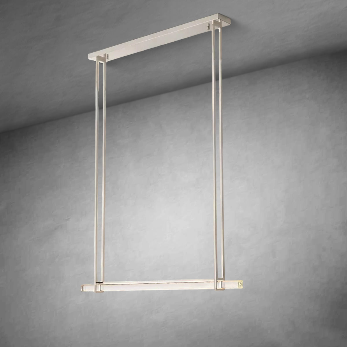 Auduban Crystal Single Bar Linear Chandelier