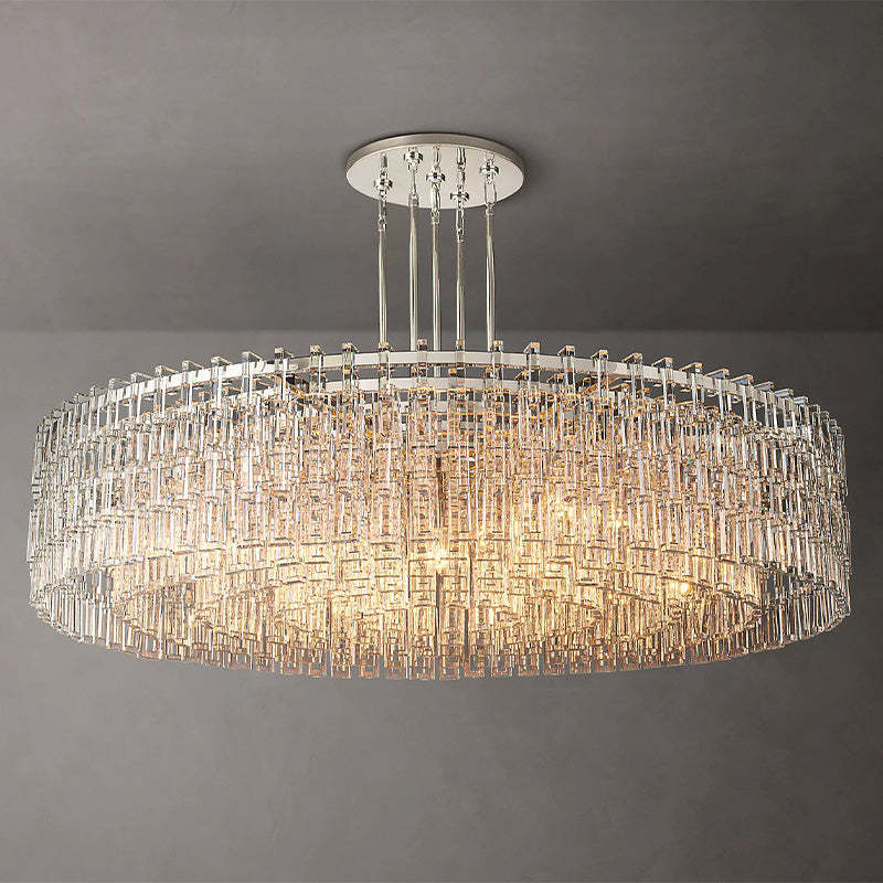 Mia Crystal Round Chandelier 60"