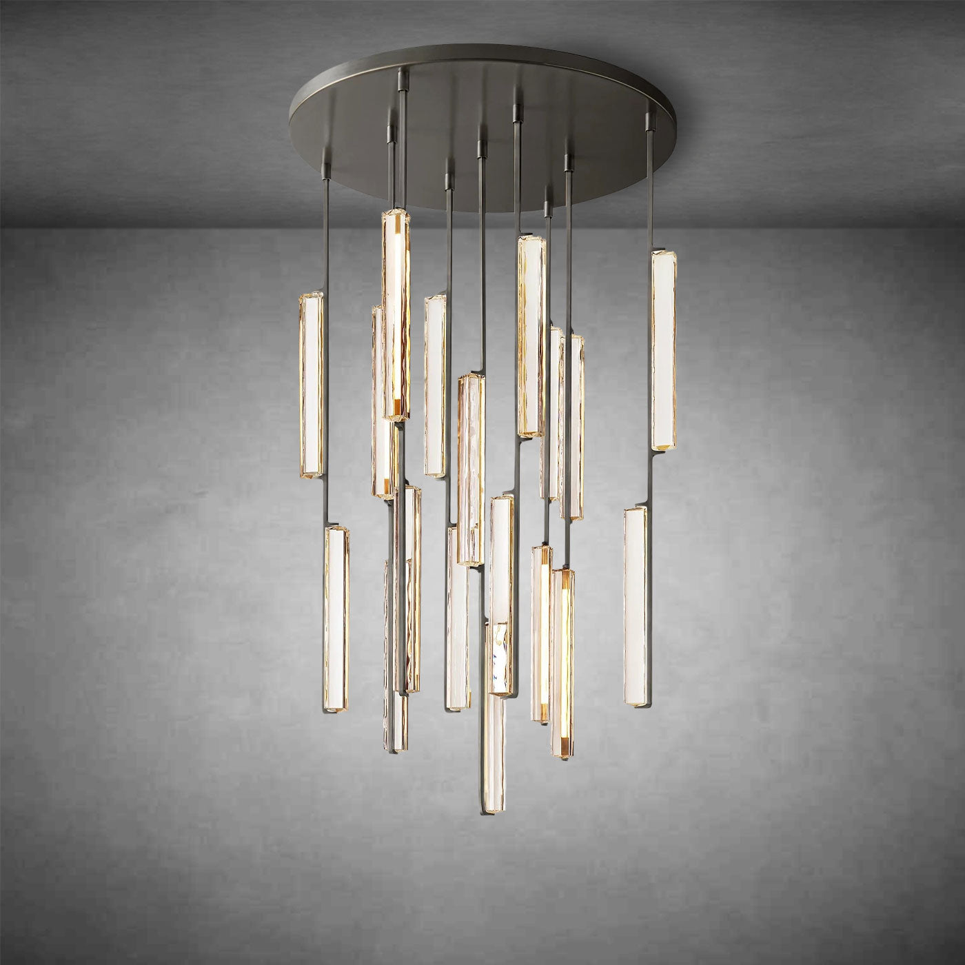 Auduban Crystal Round Chandelier