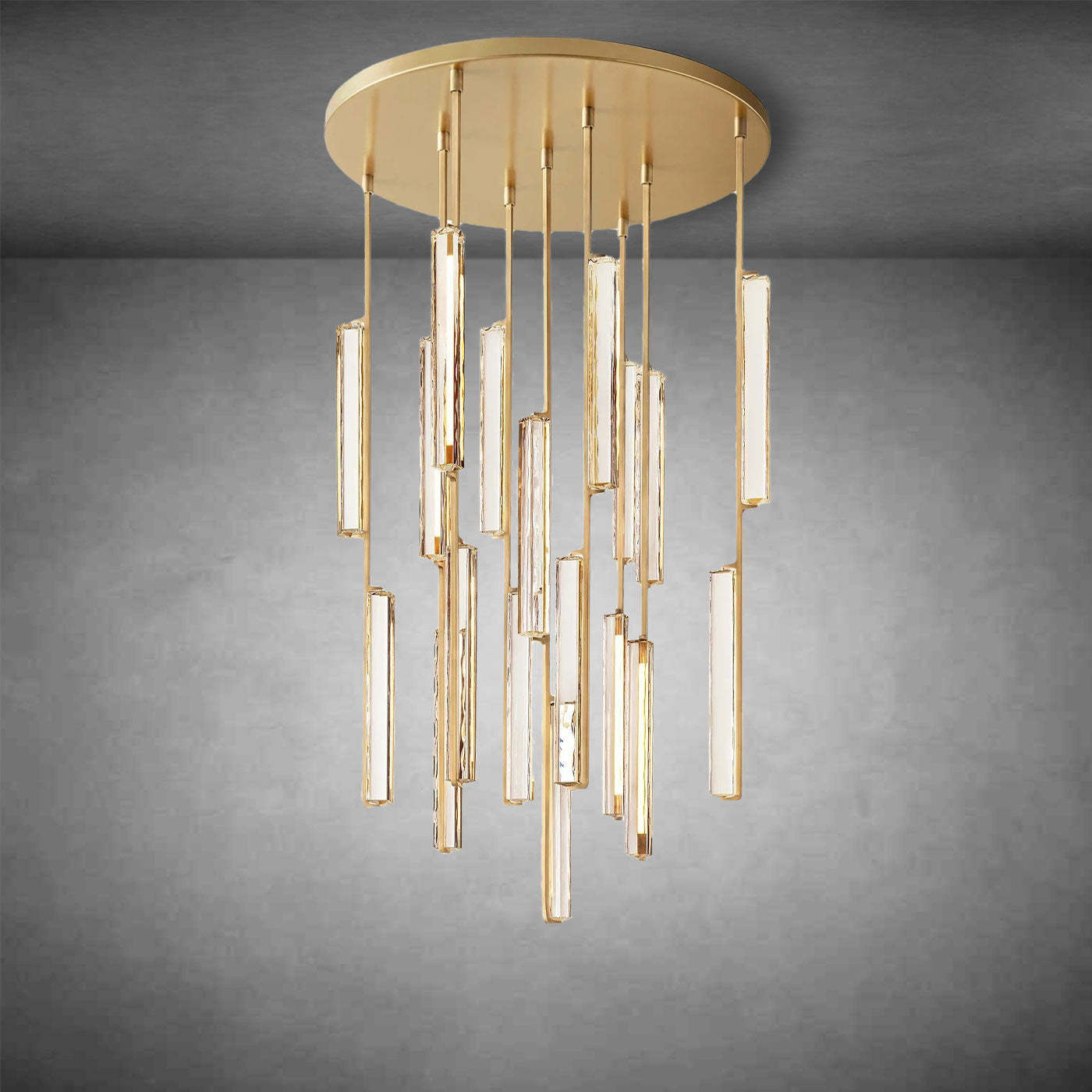 Auduban Crystal Round Chandelier
