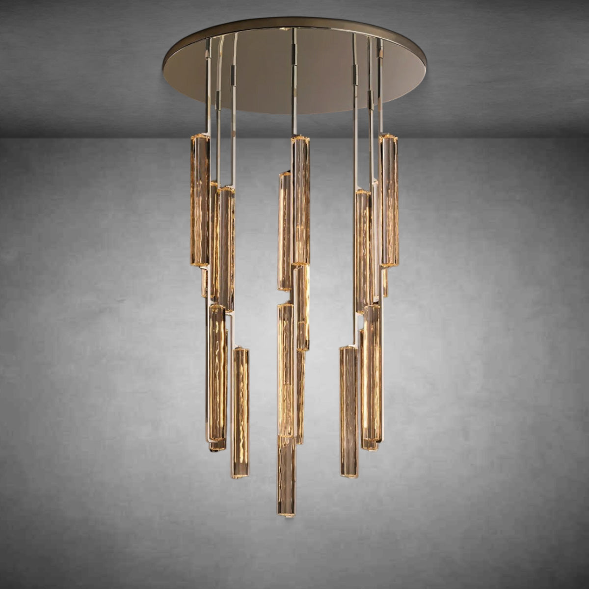 Auduban Crystal Round Chandelier