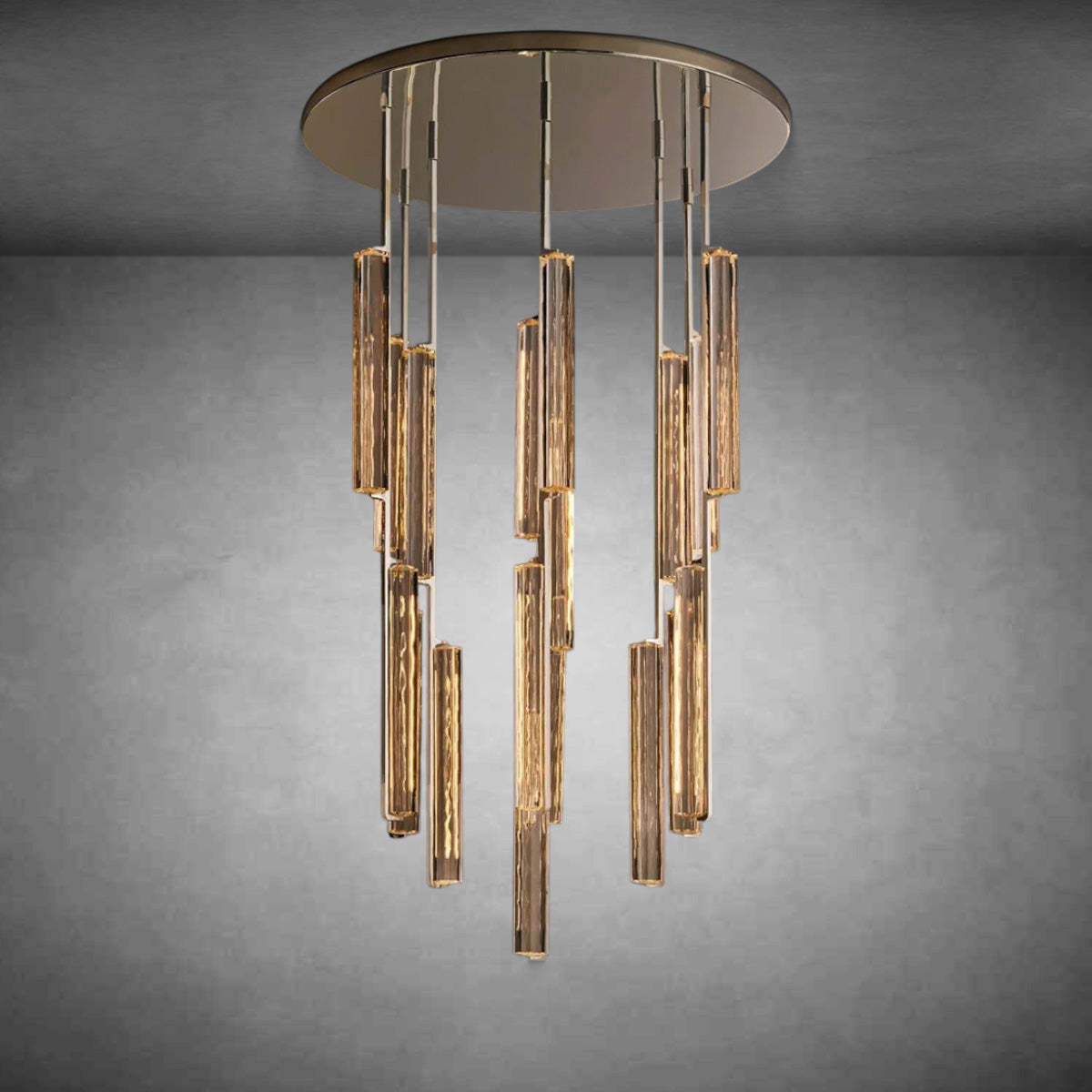 Auduban Crystal Round Chandelier
