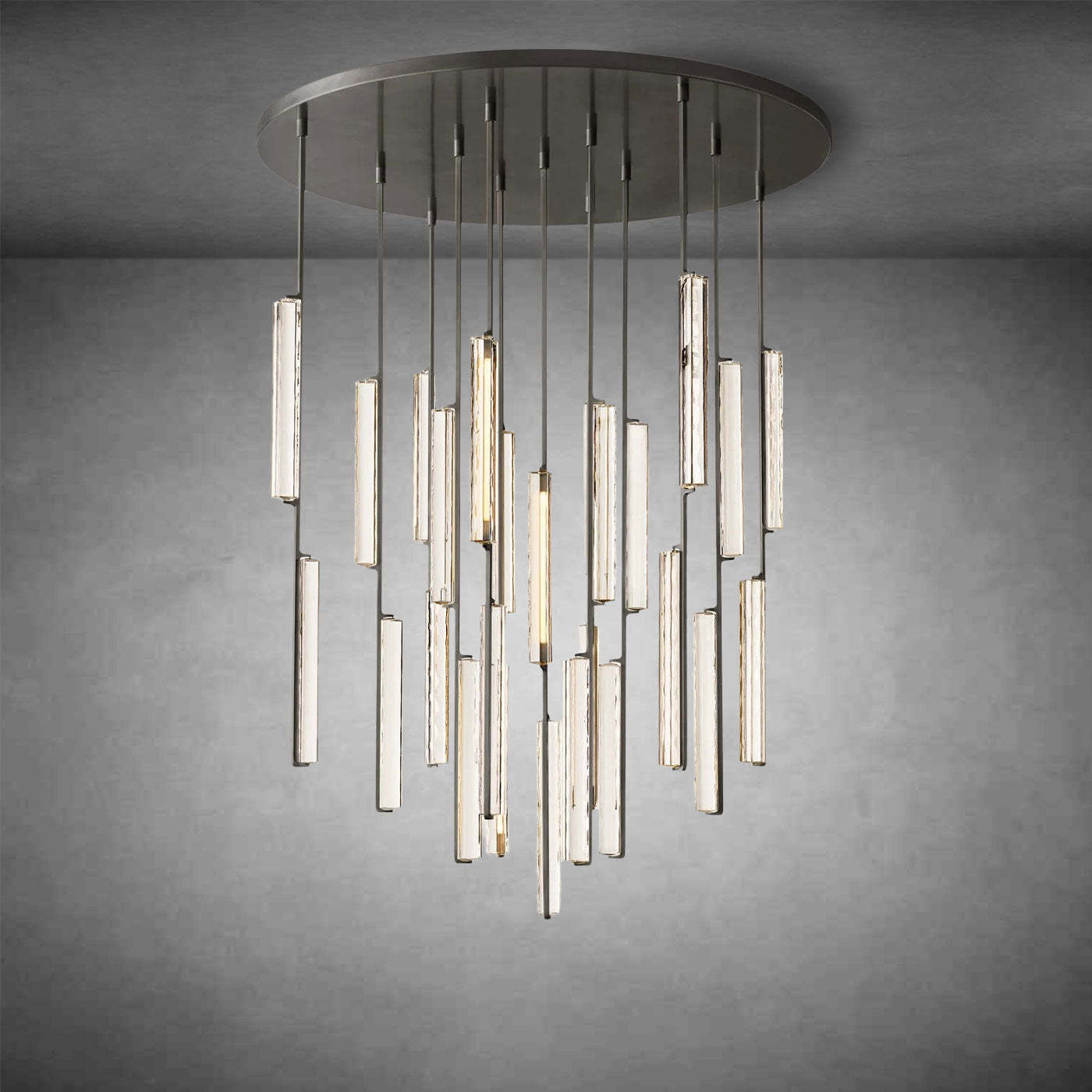 Auduban Crystal Round Chandelier