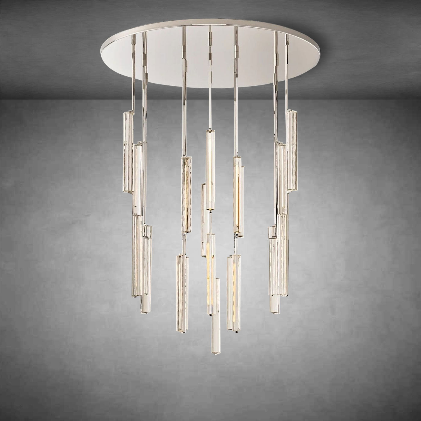 Auduban Crystal Round Chandelier