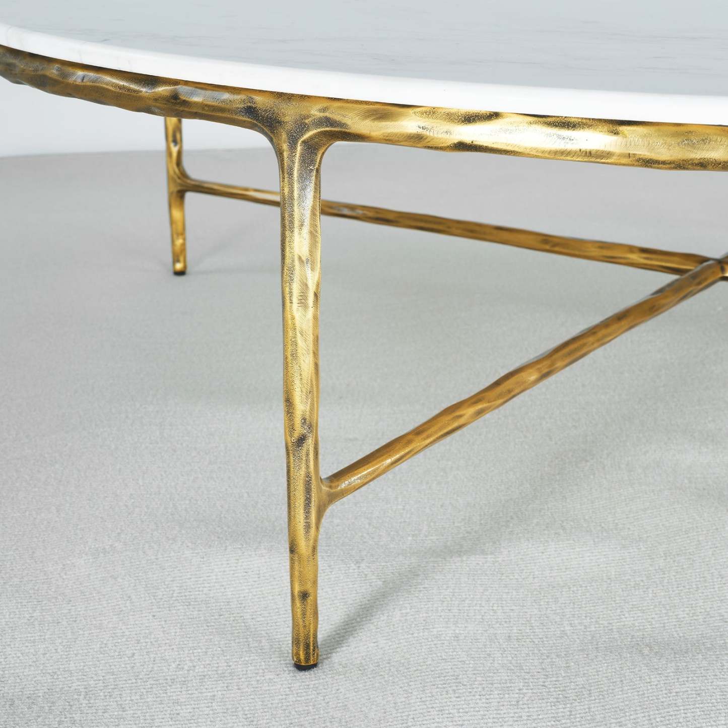 Thaddeus Marble Round Coffee Table 55"D