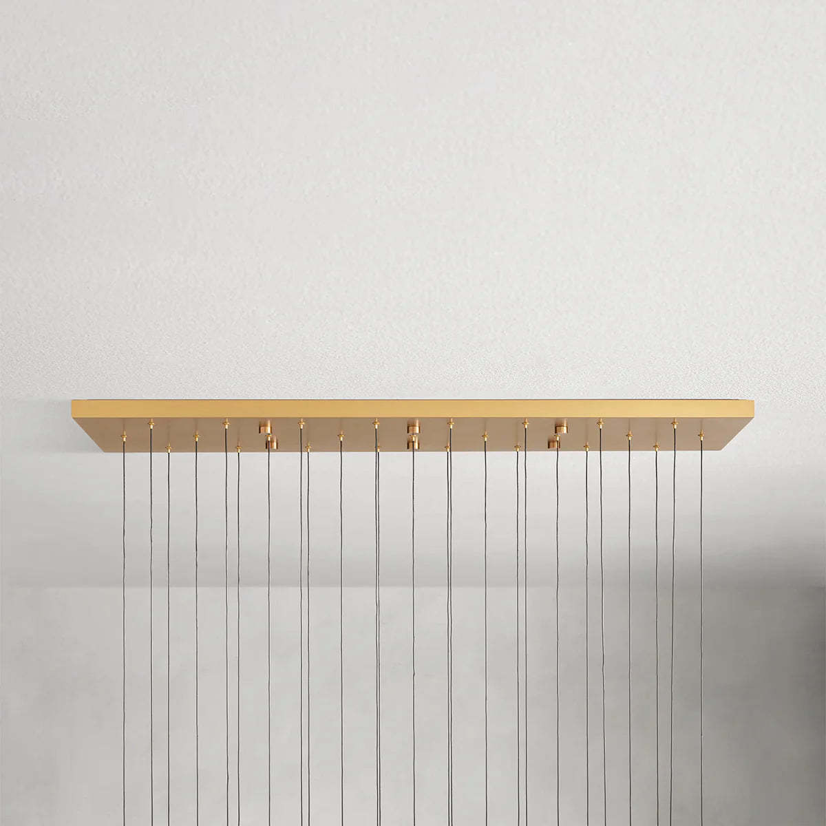 Rain Glass Soltaire Linear Chandelier