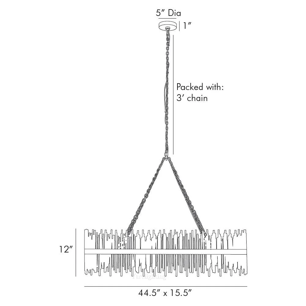Prescatt Oval Chandelier