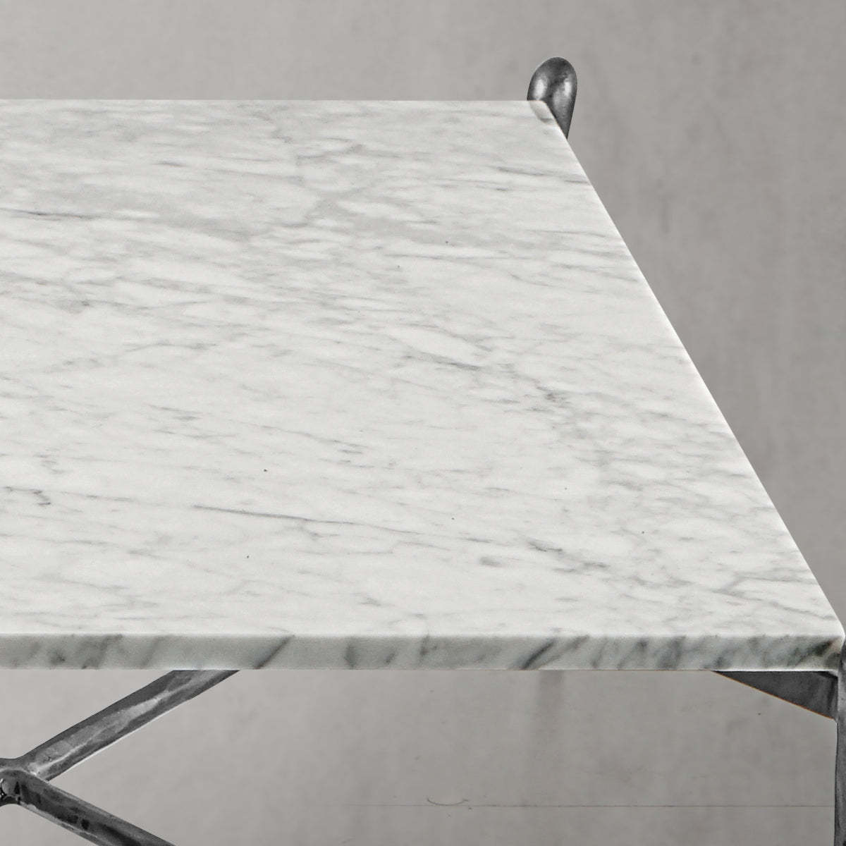 Thaddeus Square Horn Marble Coffee Table 39" 50"