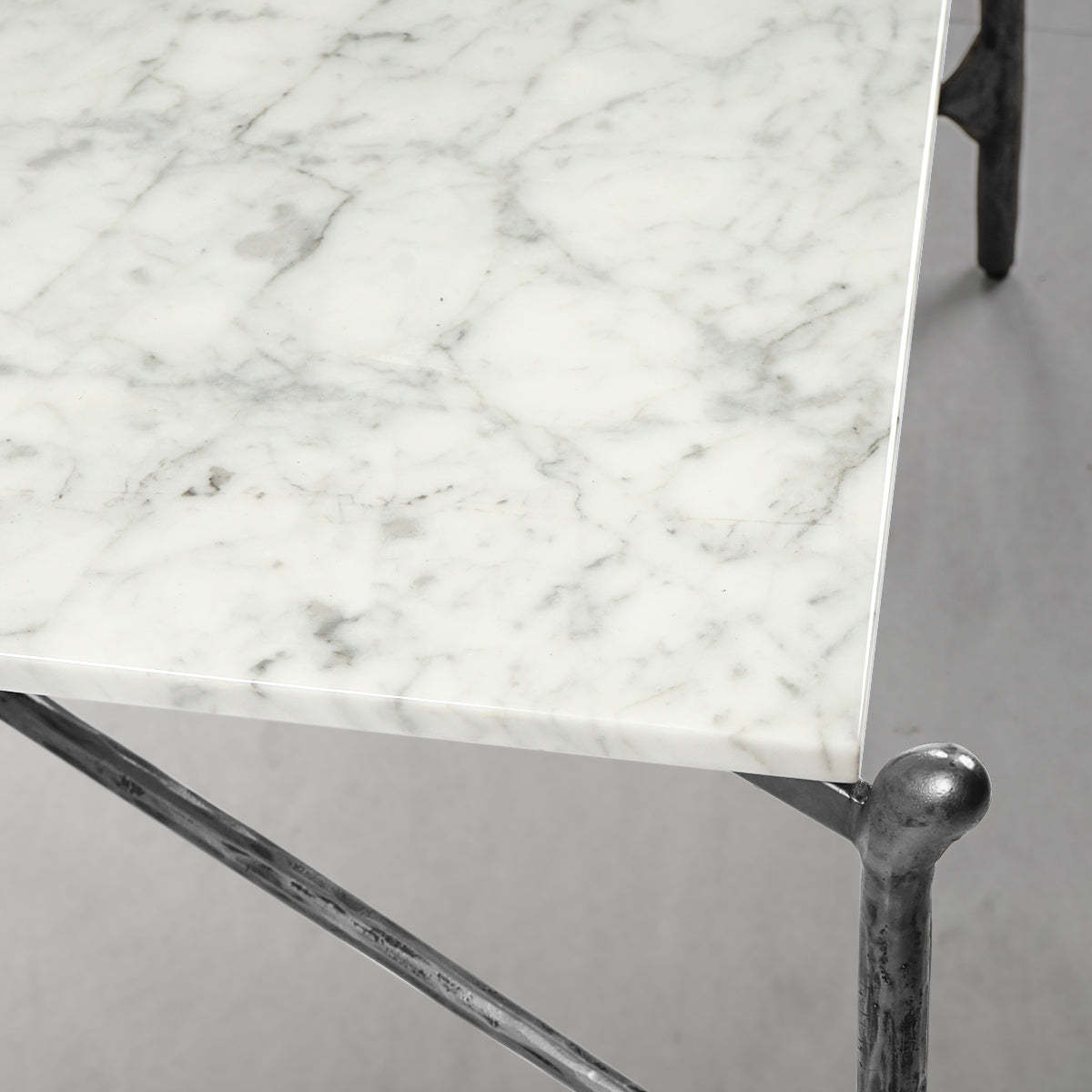 Thaddeus Square Horn Marble Coffee Table 39" 50"