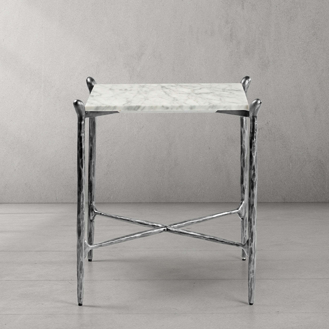 Thaddeus Square Marble Side Table