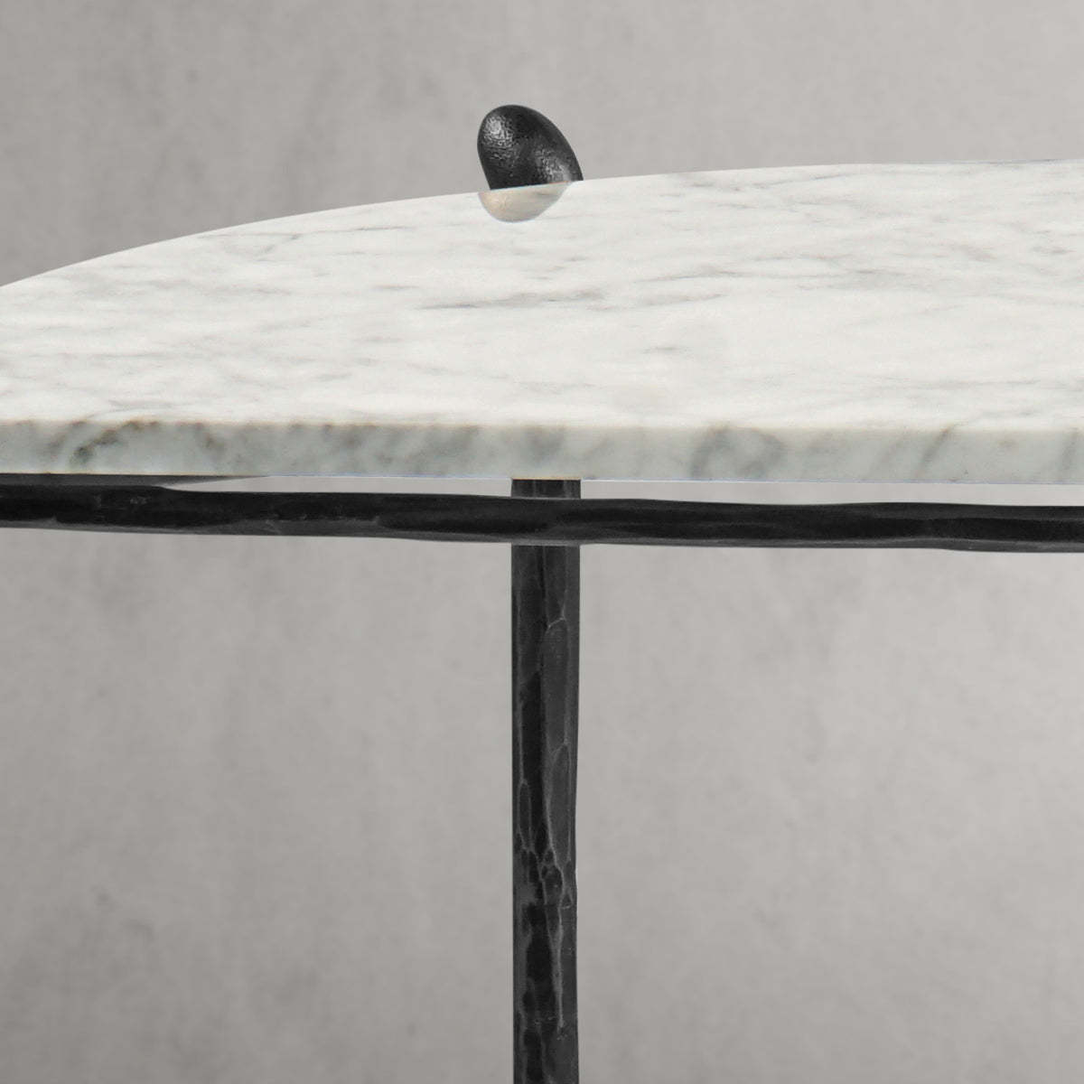 Thaddeus Horn Semi-Circle Marble Console Table