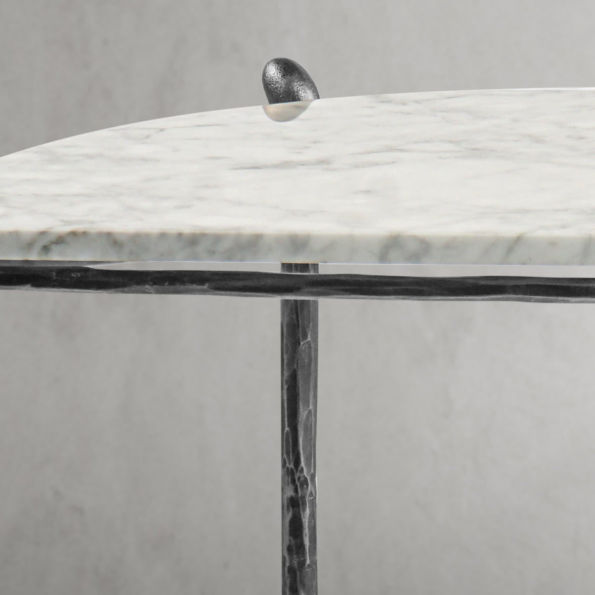 Thaddeus Horn Semi-Circle Marble Console Table