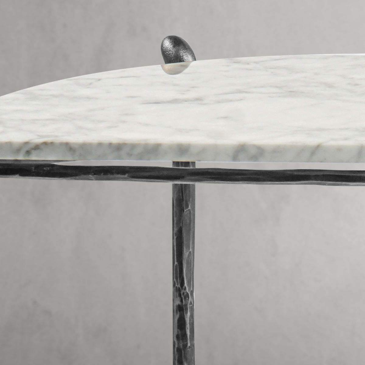 Thaddeus Horn Semi-Circle Marble Console Table
