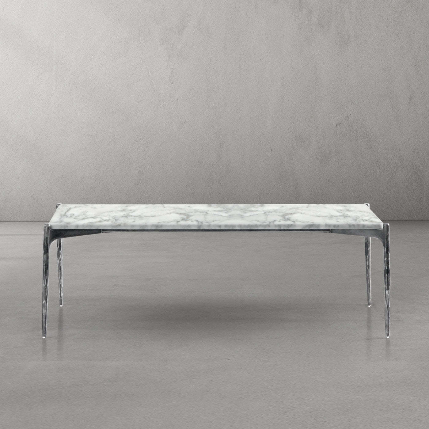 Thaddeus Rectangle Horn Marble Coffee Table