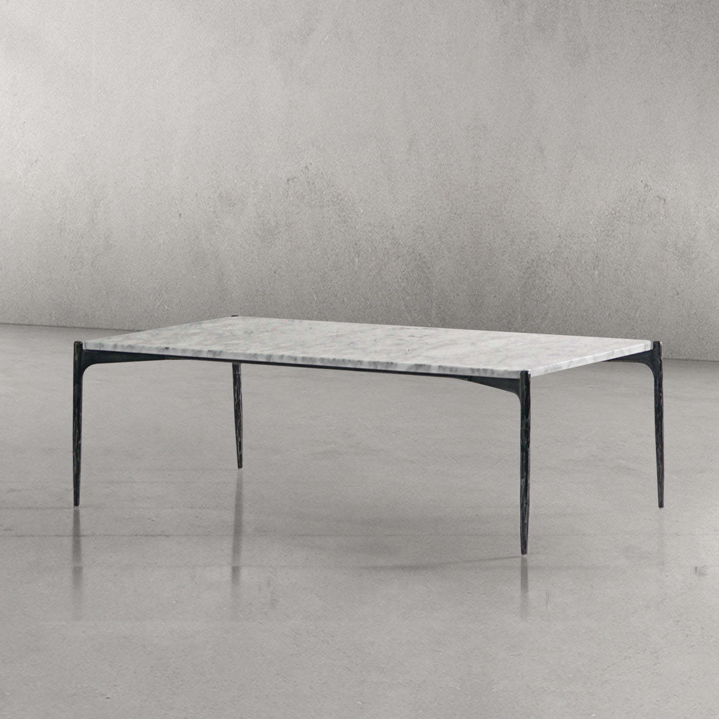 Thaddeus Rectangle Horn Marble Coffee Table
