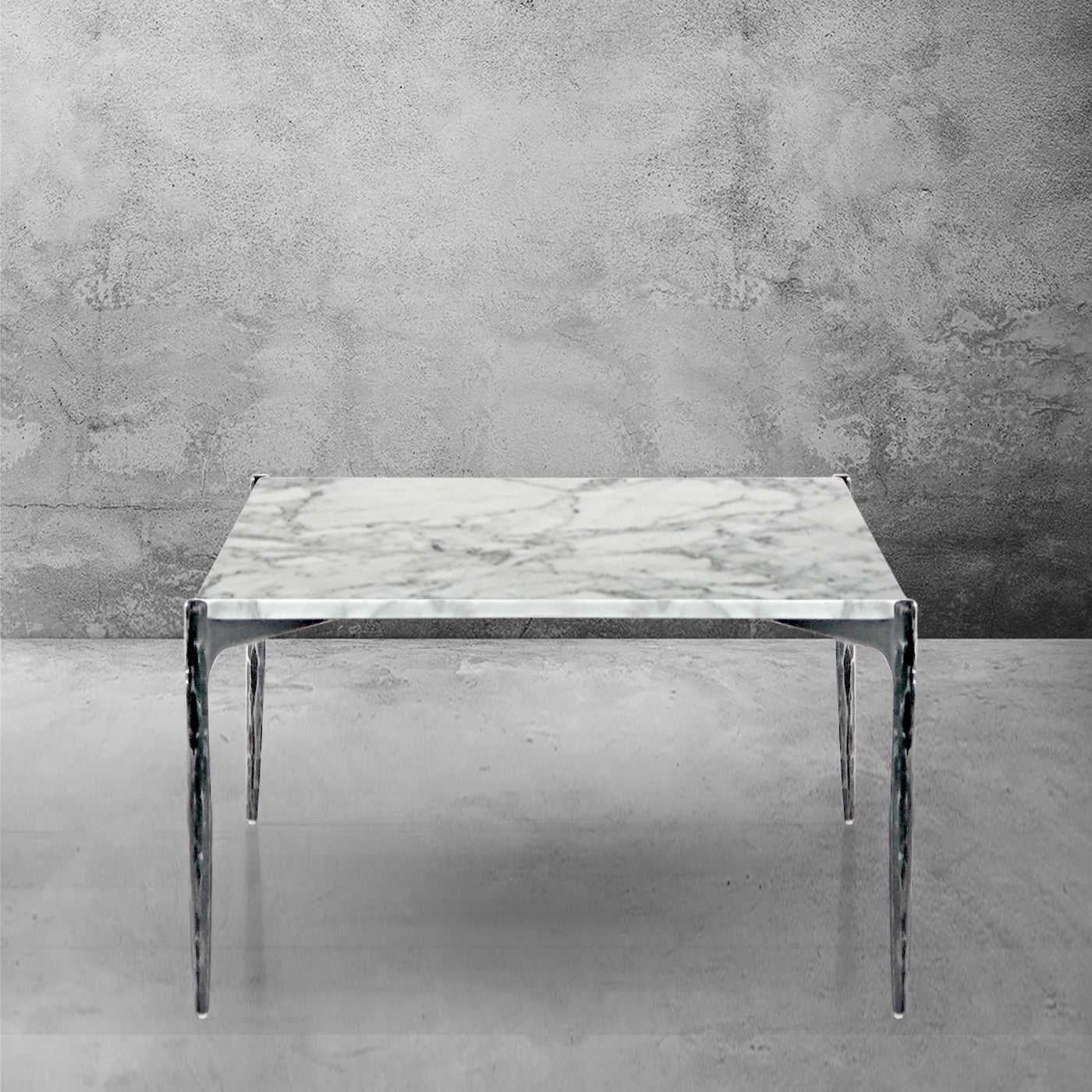 Thaddeus Rectangle Horn Marble Coffee Table