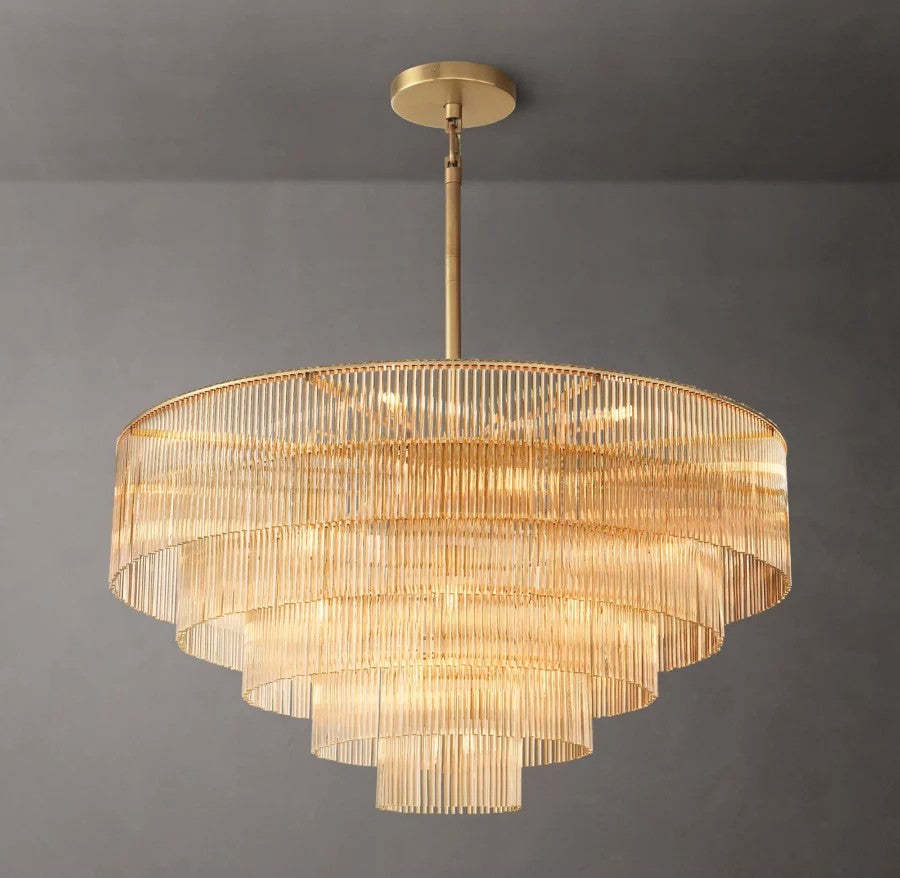 Amado Round Chandelier 50",For Living Room Dining Room Home Lights,RH