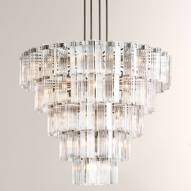 Art Glass Dearie Round Chandelier 