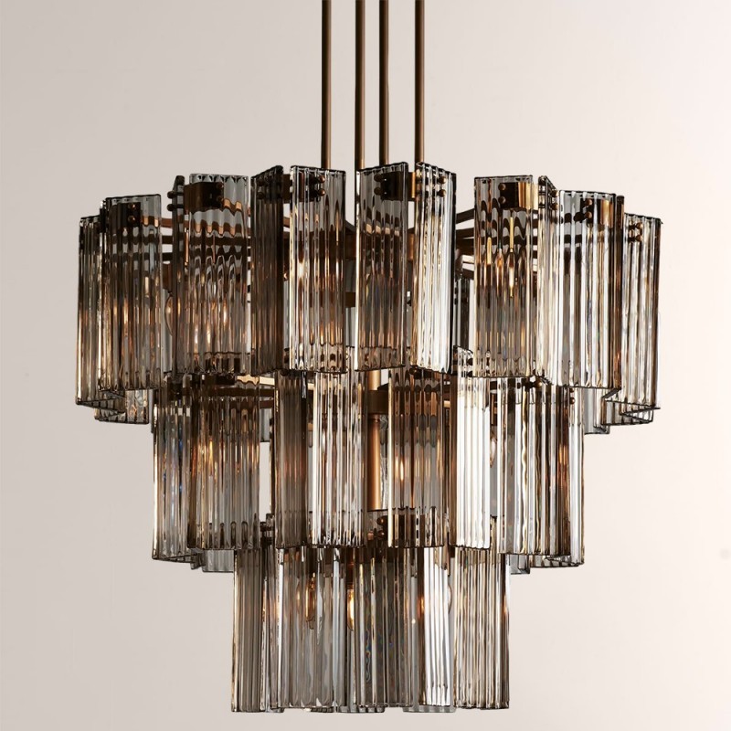 Art Glass Dearie Round Chandelier 