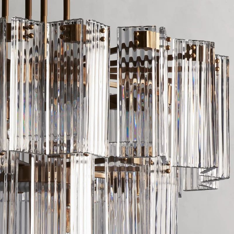 Art Glass Dearie Round Chandelier 