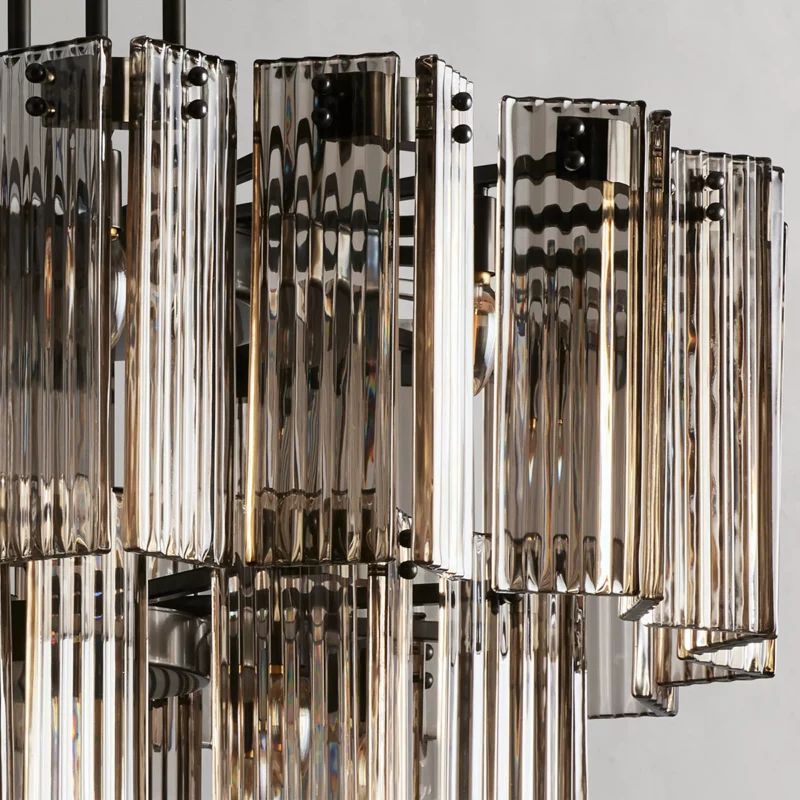 Art Glass Dearie Round Chandelier 