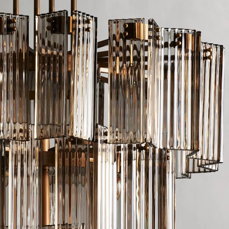 Art Glass Dearie Round Chandelier 