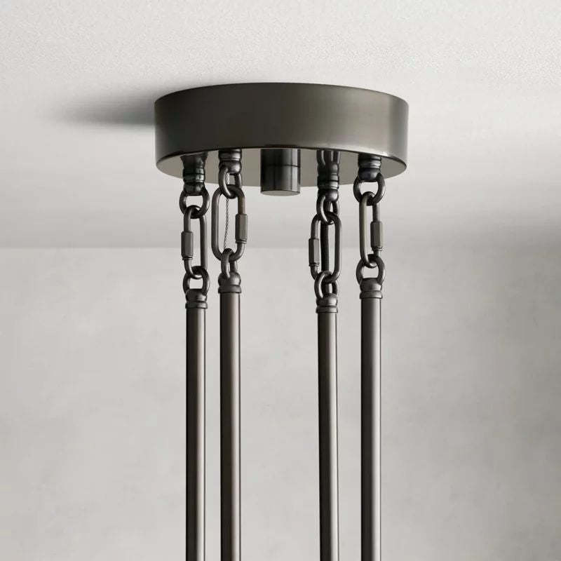 Art Glass Dearie Round Chandelier 