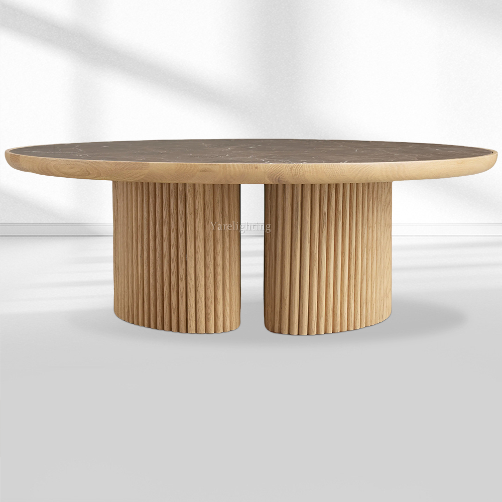 Aster Modern Round Coffee Table For Living Room