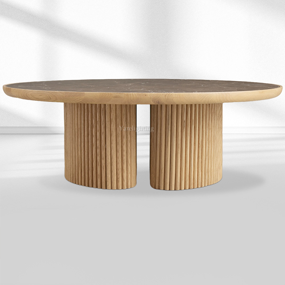 Aster Modern Round Coffee Table For Living Room