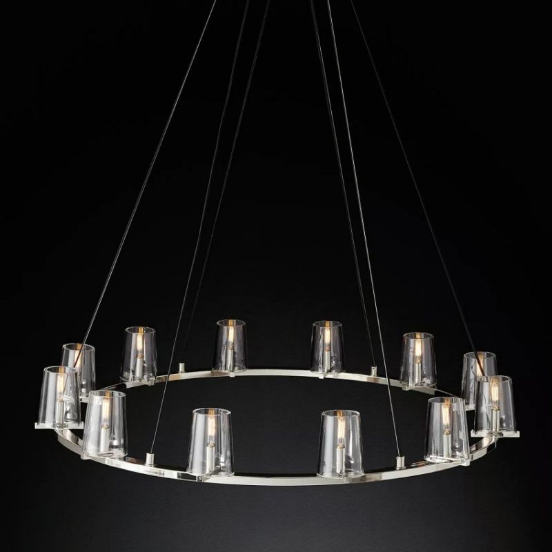 Bordeaux Round Chandelier 48"