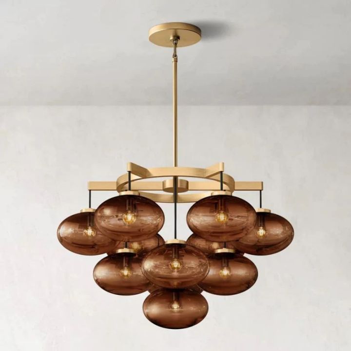 Selena Round Chandelier 36",Modern Chandelier,Chandelier Art