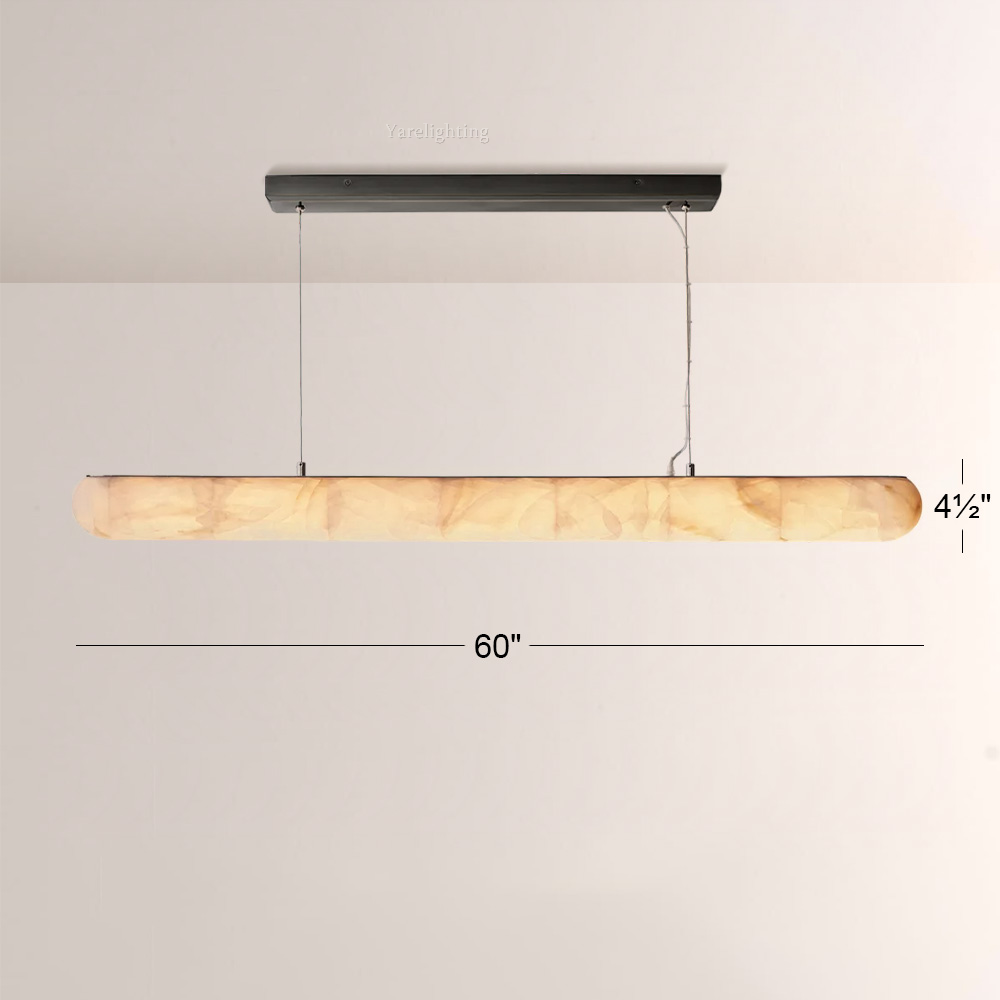 Rivager Lisse Linear Chandelier 60" 80"