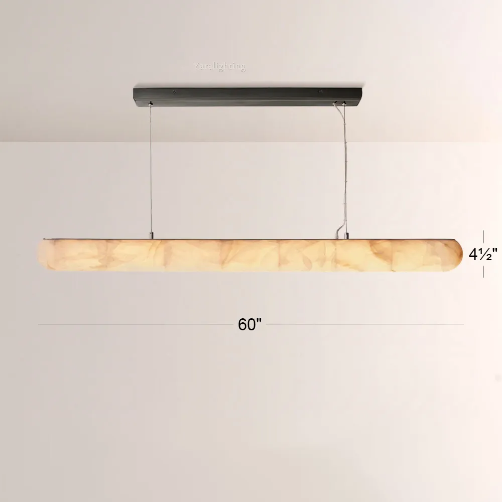Rivager Lisse Linear Chandelier 60" 80"