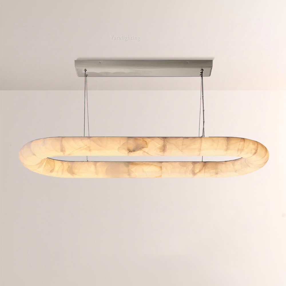 Rivager Lisse Oval Chandelier 57" 74"