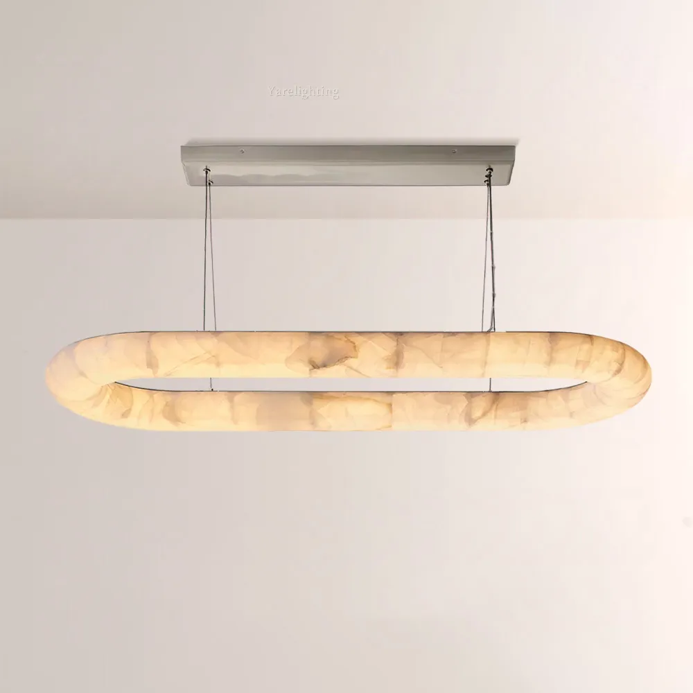 Rivager Lisse Oval Chandelier 57" 74"