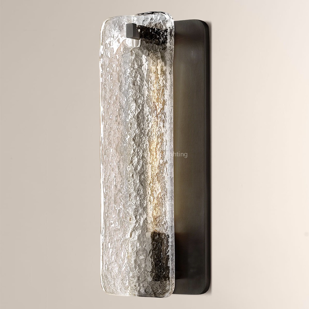 Camelot Glass  Wall Sconce