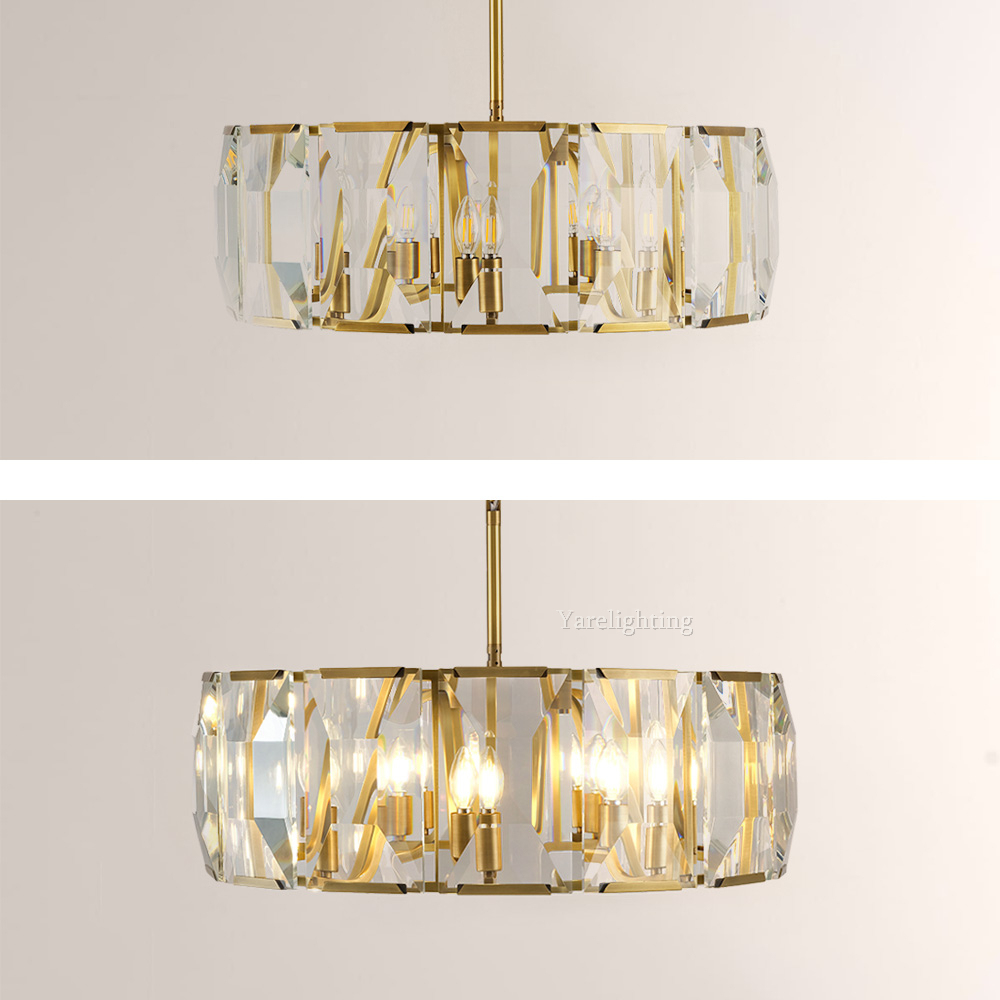 Hewson Multicurve Crystal Round Chandelier 31“