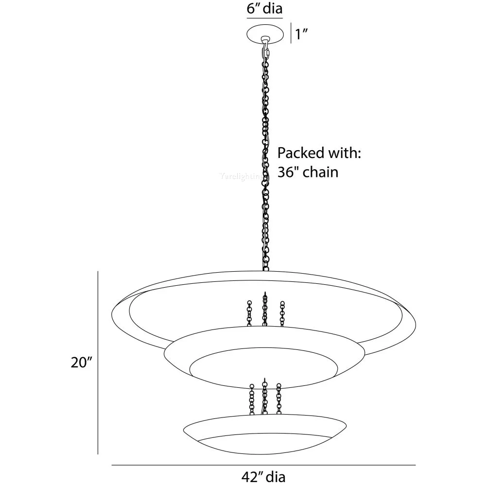 Florklo Grand Chandelier 42"