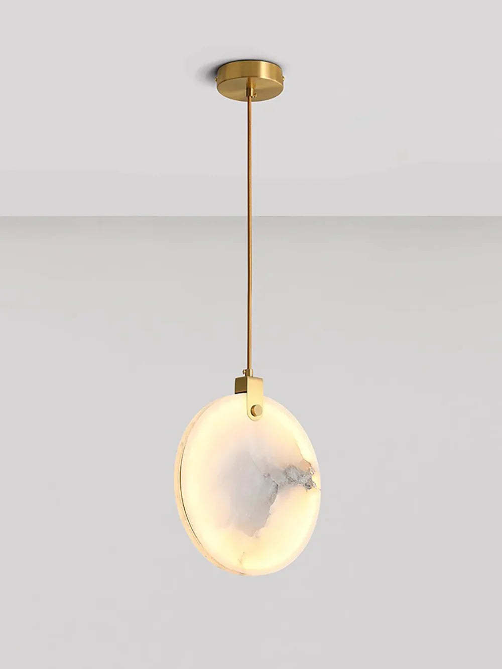 Moonshade Natural Marble Pendant Light Fixture