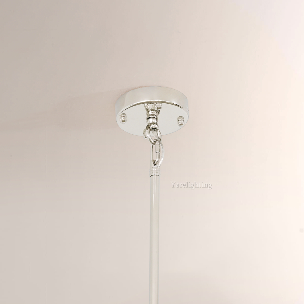 Brach Crystal Shades Round Chandelier 48"