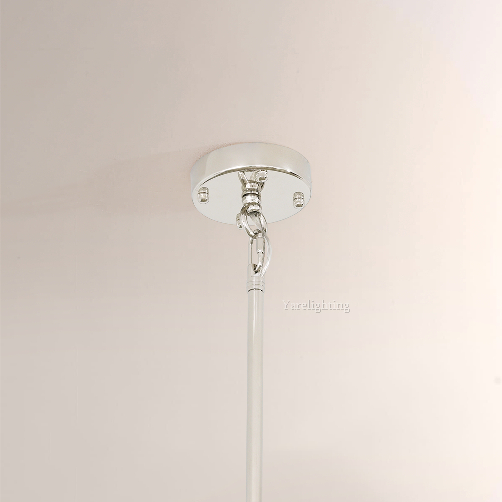 Brach Crystal Shades Round Chandelier 48"