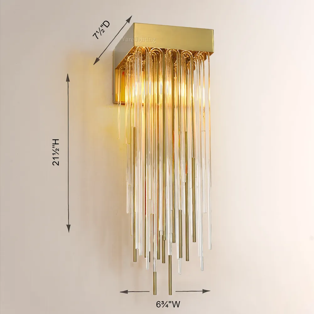 Cascada Blown Glass Wall Sconce