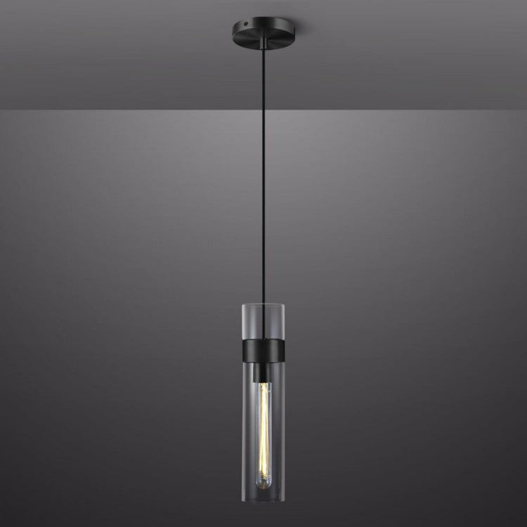 Glass Tube Pendant Light