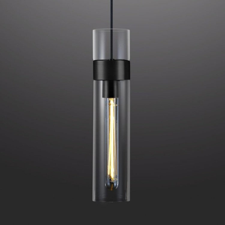 Glass Tube Pendant Light
