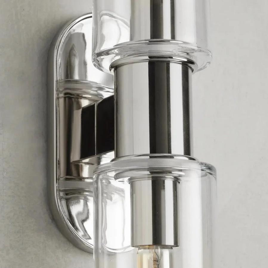 Harlin 2-Light Wall Sconce in Clear